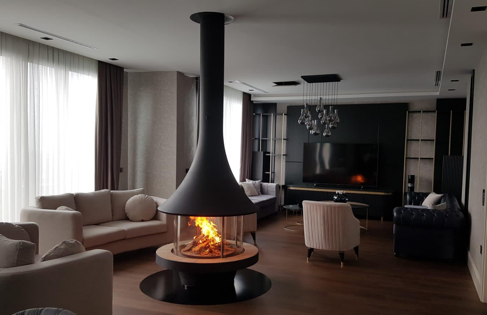 “Hayalinizdeki Şömineyi Keşfedin.” ORTA ŞÖMİNE